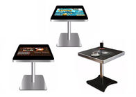 Layar Lcd Interaktif Tahan Air 21,5 '' Menyentuh Meja Kopi Meja Permainan Cerdas Dengan Sentuhan Untuk Mal atau Restoran