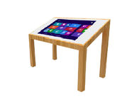 OEM / ODM Capacitive Multi Touch Interactive Smart Game Table Kiosk Touch Screen Table Indoor untuk kantor/KTV