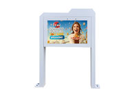 Pabrik Grosir Floor Stand Outdoor Capacitive 4K Screen Sunlight Readable Tv Ip55 Exterior Digital Menu Board