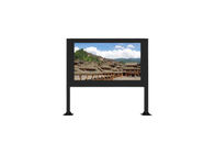 98 Inch Tahan Air Matahari Dapat Dibaca 4K TV Kios IP65 4000 Nits Iklan Outdoor Totem Layar LCD Digital Signage Display