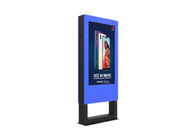 Luar Ruangan Portabel Bertenaga Baterai Kios Digital Signage 55 Inch LCD Display Tampilan Poster Digital