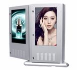 55'' IP65 Outdoor Standing Touch Kios Monitor LCD Signage 1500 nits Road Sign Bus Station Advertising