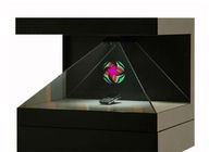 Inverted Triangle Pyramid 3D Holographic Display Android 270 Gelar Long Lifetime