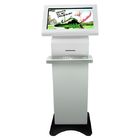 Infrared IR Touch Screen Monitor Floor Stand, Multimedia Free Standing Digital Signage