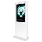 Photo Booth Lcd Kios Layar Sentuh Interaktif Totem Floor Stand 43 Inch Support Multi Touch
