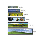 Ultra Tipis Membentang Lcd Bar Display, Digital Signage Advertising Stretch Monitor Display