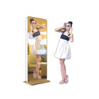 Indoor Standing Digital Signage Kiosk LCD Sihir Iklan Smart Touchscreen Mirror Kiosk