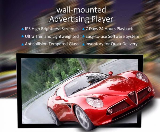 Best selling 32 inch wall mounted smart mirror tft periklanan media player video