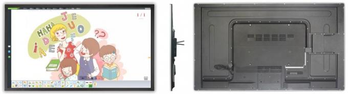 Penjualan panas 55-84 inch layar sentuh interaktif tv papan tulis, semua dalam satu monitor layar sentuh pc dengan 4K UHD Resolusi
