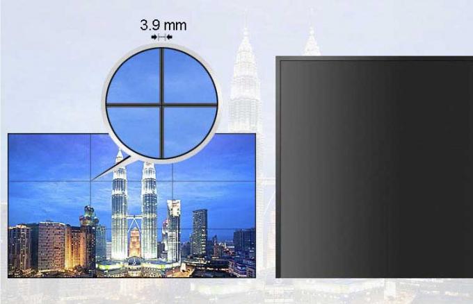 3X3 SAMSUNG 700nits HD 3.9mm floor stand commercial led backlight lcd wall display