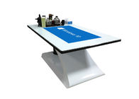 Layar Sentuh Interaktif 43 Inch Smart Table Tampilan Iklan LCD Untuk Pertemuan Kopi