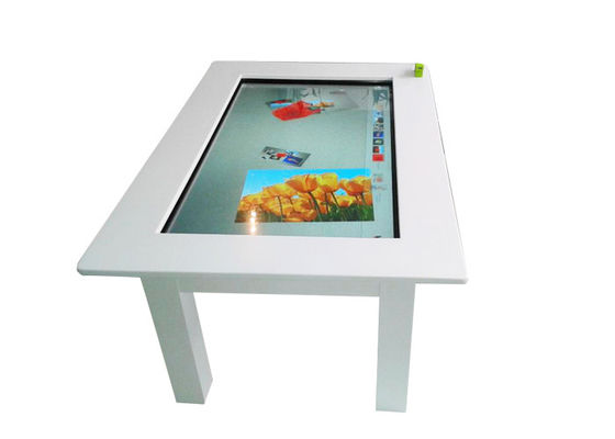 Lcd Interactive Smart Home Touch Screen Table Multi-Function Table Dengan Komputer Untuk Anak-Anak / Keluarga / Rapat