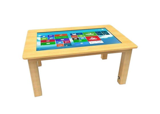 Lcd Interactive Smart Home Touch Screen Table Multi-Function Table Dengan Komputer Untuk Anak-Anak / Keluarga / Rapat