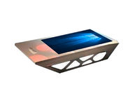 Meja Kopi Layar Sentuh 55 Inci yang Dapat Disesuaikan Tahan Air Meja Monitor Iklan LCD