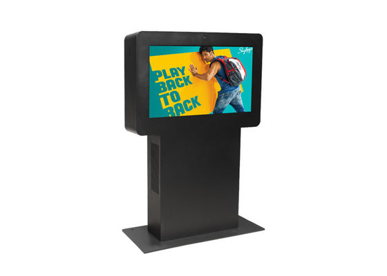 Slim Outdoor Display Floor Standing LCD Monitor Outdoor Electronic Signs Digital Signage Ads Kios Tahan Air