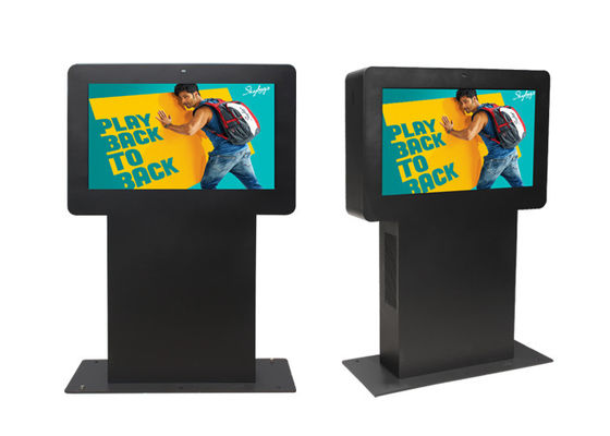 Slim Outdoor Display Floor Standing LCD Monitor Outdoor Electronic Signs Digital Signage Ads Kios Tahan Air