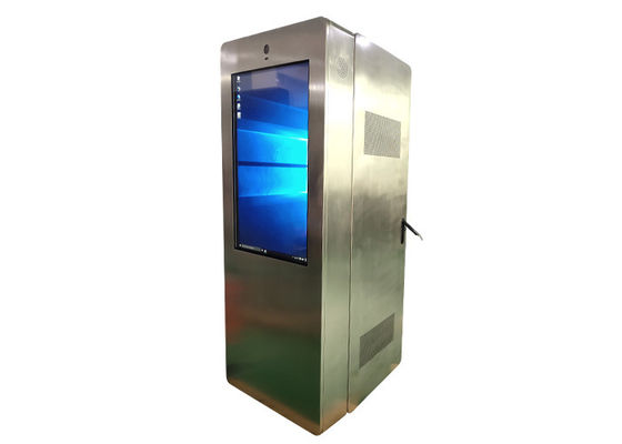 43 Inci Waterproof Outdoor Capacitive Battery Powered Digital Poster Portable LCD Display Outdoor