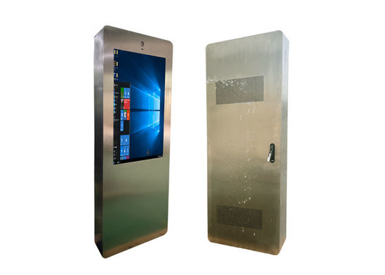 43 Inci Waterproof Outdoor Capacitive Battery Powered Digital Poster Portable LCD Display Outdoor