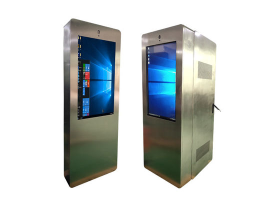 43 Inci Waterproof Outdoor Capacitive Battery Powered Digital Poster Portable LCD Display Outdoor