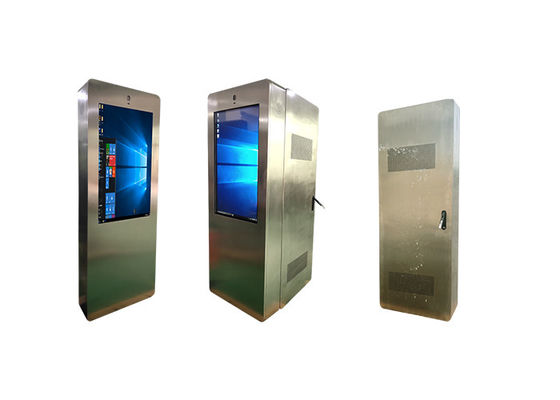 43 Inci Waterproof Outdoor Capacitive Battery Powered Digital Poster Portable LCD Display Outdoor