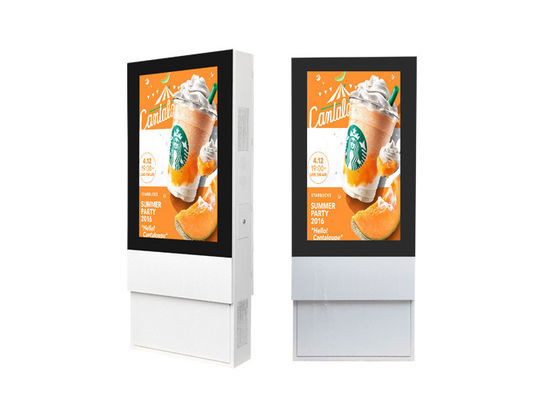 55 Inch Outdoor LCD Sign Board Tampilan HD Android / Windows Totem Advertisement Digital Signage Kiosk