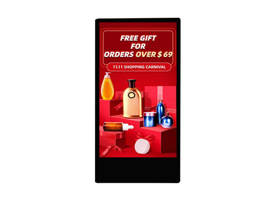 Layar LCD Cerdas 43 Inch Layar LCD &amp; Papan Pengontrol Untuk Floor Standing