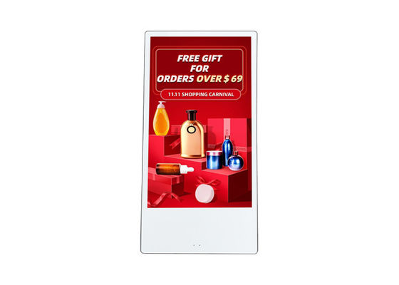 Layar LCD Cerdas 43 Inch Layar LCD &amp; Papan Pengontrol Untuk Floor Standing