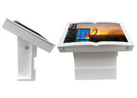 Floor Stand High Brightness Outdoor Lcd Advertising Display 55 Inch Android / Windows Kios Sentuh Tahan Air Luar Ruangan