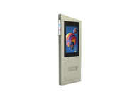 Slim Outdoor Display Floor Standing LCD Monitor Tampilan Layar Iklan 2500nits Digital Signage Ads Kios Tahan Air