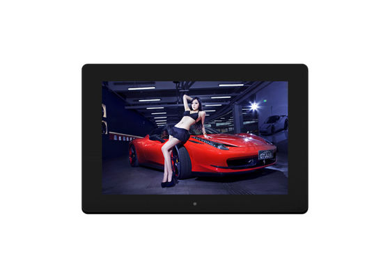 12 Inch HD Video MP3 Digital Photo Frame dengan Sensor Manusia dan Format Gambar JPG JPEG GIF PNG BMP