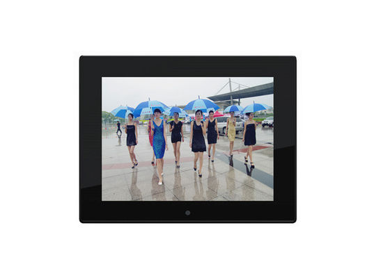 Layar LCD 12.1 Inch Digital Photo Frame dengan Free Cloud Sharing App dan Wood Frame