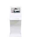 22 Inch White Self Service Layar Sentuh Capacitive, Totem Digital Signage Touch Screen