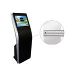 Ticket Printing Touch Screen Display Kiosk, 19 Inch Queue Electronic Signage Display