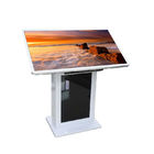 Tabletop 42 Inch Multi Touch Screen Table Respon Cepat 60 Nits Brightness