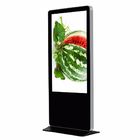 Full HD Digital Advertising Digital Signage Kiosk, Jam Elektronik 65 Inch Totem Lcd Display