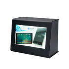 Layar Monitor Transparan Modern, Win10 All In One Digital Signage Showcase Lcd Transparan