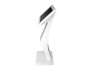 Putih 21,5 &amp;#39;&amp;#39; Lantai Stand Layar Horisontal Multi Touch Interactive Desktop KIOSK Dengan Full HD 1080P