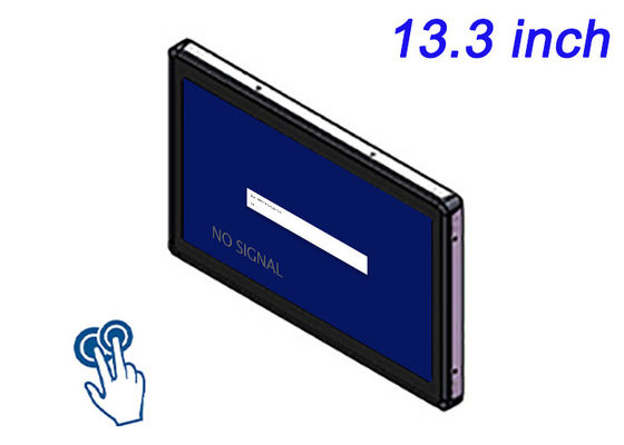 13.3-Inch Touch Embedded Monitor untuk tampilan interaktif, sistem ritel, peralatan pintar, dan signage digital