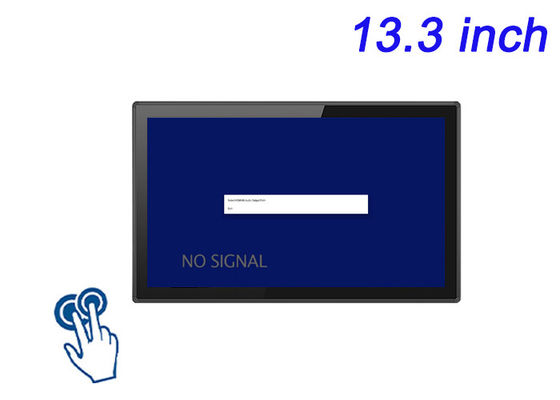 13.3-Inch Touch Embedded Monitor untuk tampilan interaktif, sistem ritel, peralatan pintar, dan signage digital