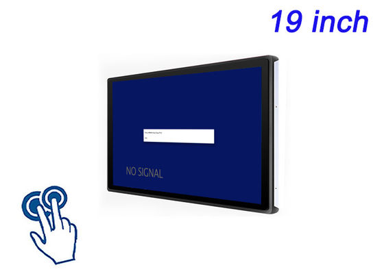 19 Inch Touch Embedded Monitor untuk Sistem Surveillance, Operasi Logistik, Tampilan Bandara, dan Ruang Kontrol