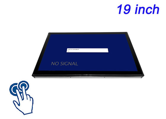 19 Inch Touch Embedded Monitor untuk Sistem Surveillance, Operasi Logistik, Tampilan Bandara, dan Ruang Kontrol