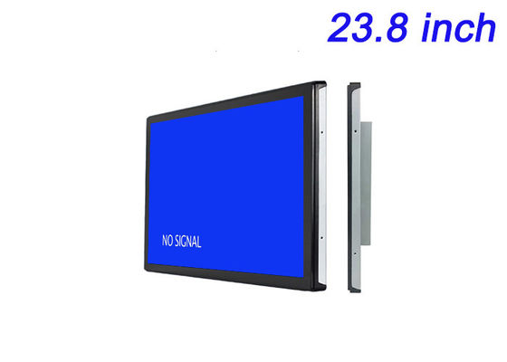 23.8 Inci Embedded Monitor untuk tampilan medis, antarmuka peralatan industri, panel rumah pintar, dan terminal informasi publik