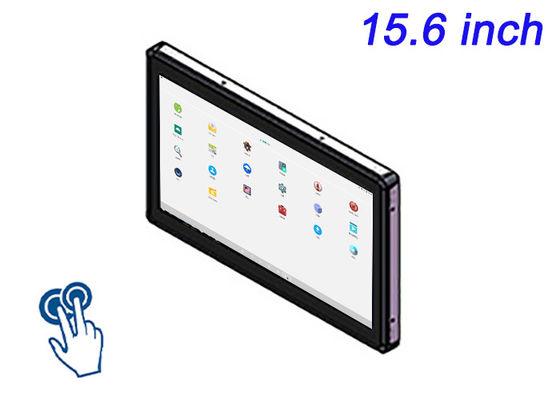 15.6 inci Android Touch Embedded Screen untuk tampilan ritel, terminal medis, dasbor industri, dan kios pintar