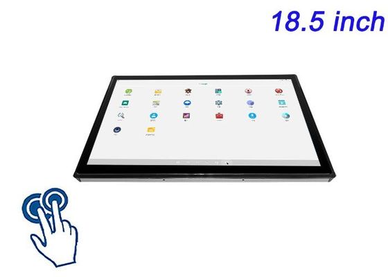 18.5-Inch Android Touch Embedded Monitor untuk Peralatan Kebugaran, Tampilan Wayfinding, Kios Pengangkutan, dan Sistem Hiburan