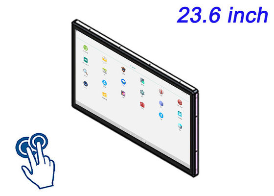23.6 inci Android Embedded Touch Display untuk Diagnosis Medis, Mesin CNC, Pemantauan Minyak dan Gas, dan Aplikasi HMI Lanjutan