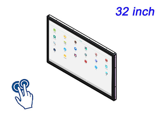 32 inci Android Embedded Touch Monitor Untuk Pusat Komando, Tampilan Transportasi Umum, Dashboard Logistik, Dan Panel Iklan Digital