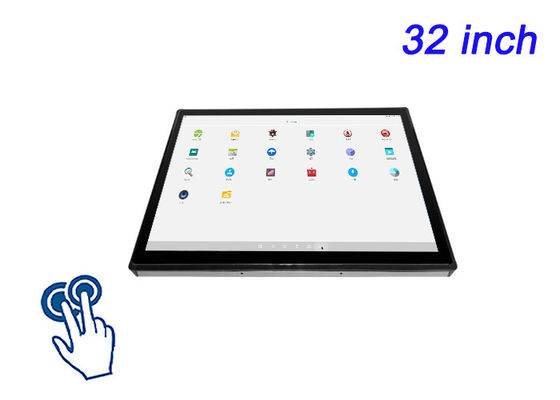 32 inci Android Embedded Touch Monitor Untuk Pusat Komando, Tampilan Transportasi Umum, Dashboard Logistik, Dan Panel Iklan Digital
