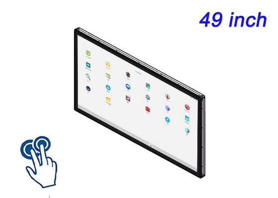 Layar sentuh Android 49-Inch untuk Smart City Display, Interface Stadion, Periklanan Ritel Berskala Besar, dan Pusat Komando