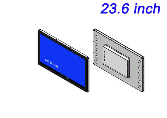 23.6 Inci Android Display Embedded untuk Diagnosis Medis, Mesin CNC, Sistem Minyak dan Gas, dan Panel Kontrol Lanjutan