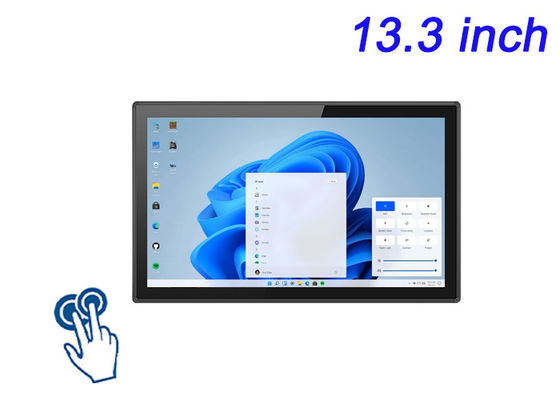 13.3-Inch Windows Touch Embedded Monitor untuk Checkout Retail, Digital Signage Interaktif, Smart Home Hub, dan Panel Kontrol